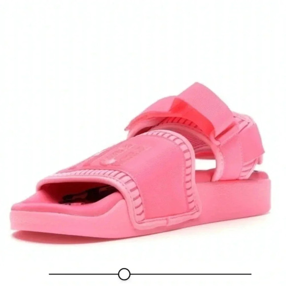 ADIDAS Pharrell x Adilette 2.0 RARE Sandal 'Hyper Pop' Pink Size 9 - Picture 5 of 15